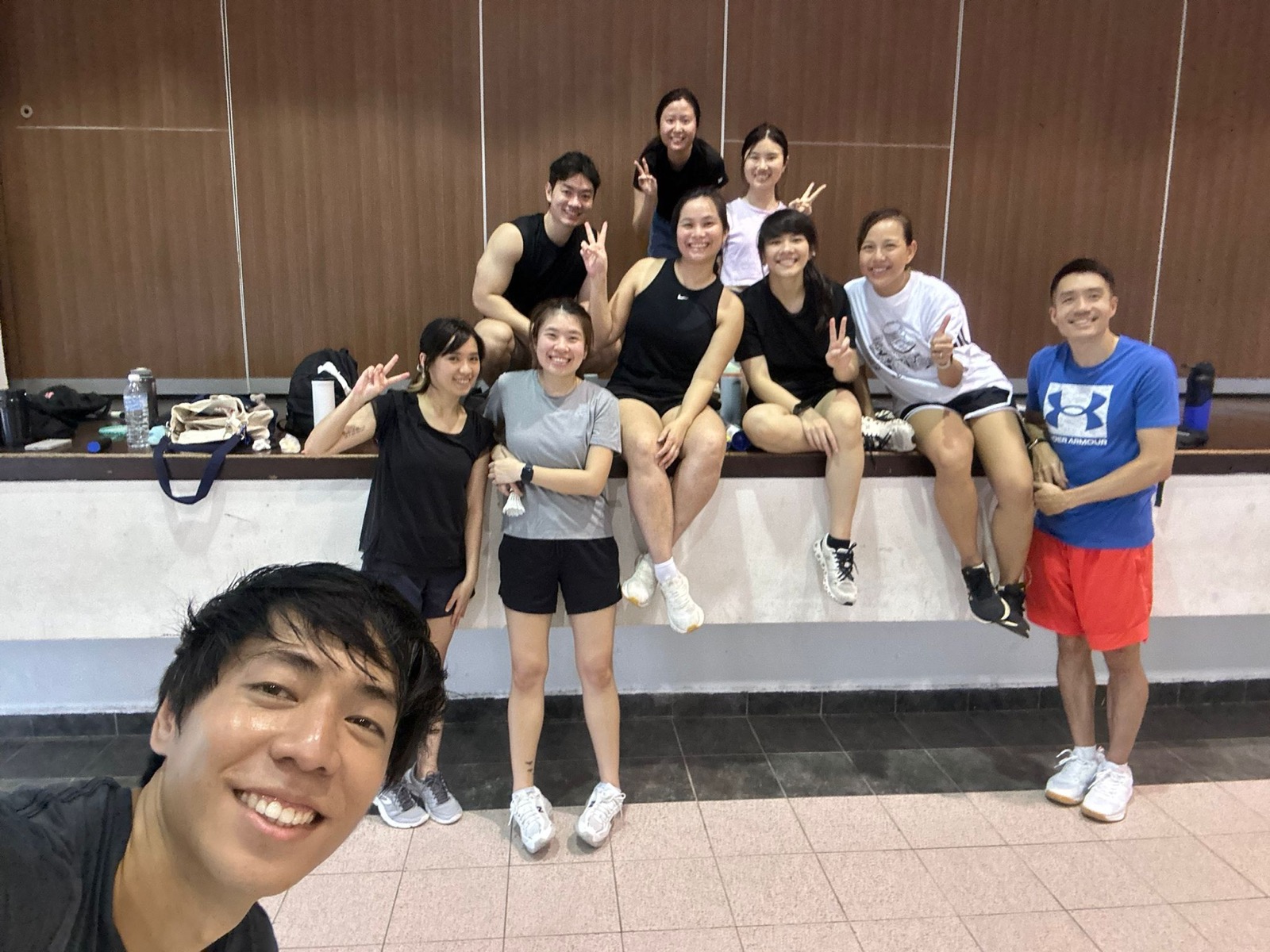 Zion Global Marketing team smiling together after a sports activity